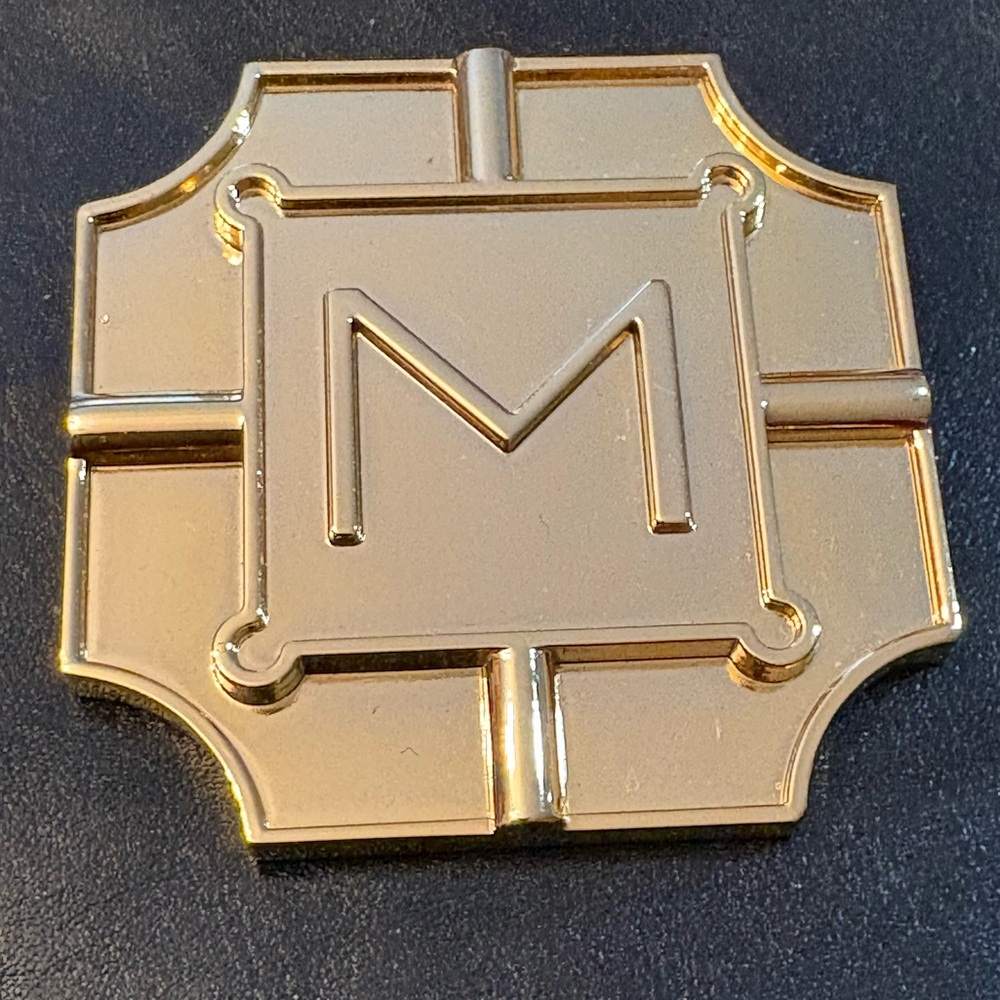 Monet Gold Monogrammed Women's Wallet